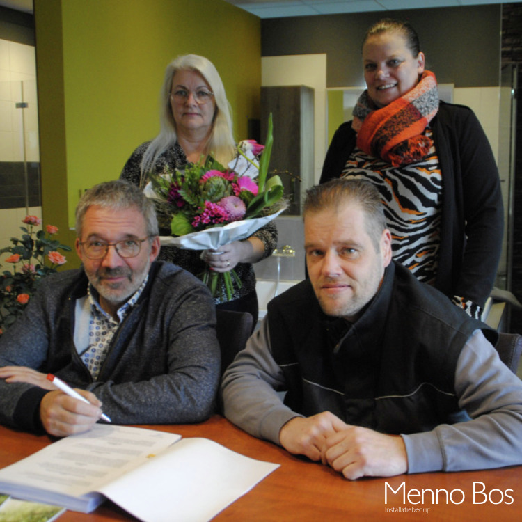 Nieuwe eigenaar Menno Bos installatiebedrijf